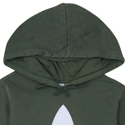 Womens UK Size 10 adidas Green Pullover Hoodie