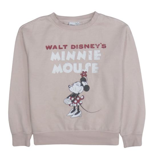Womens UK Size XS Primark Beige Pullover Sweatshirt