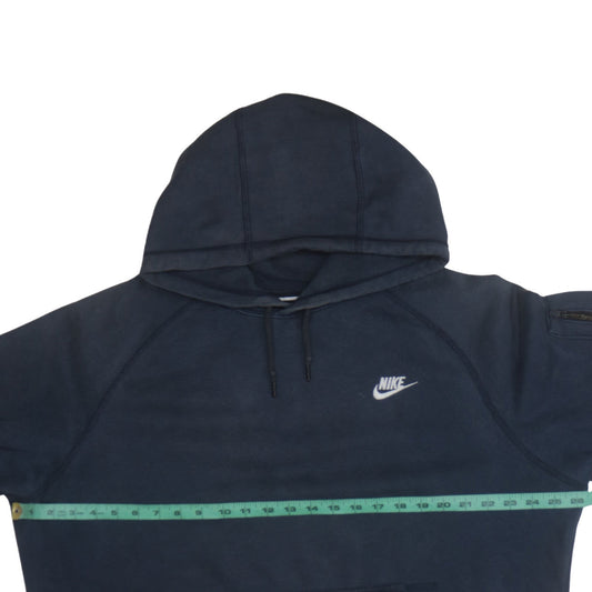 Mens UK Size XL Nike Blue Pullover Hoodie
