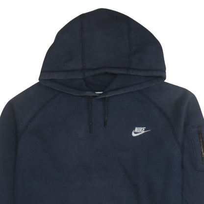 Mens UK Size XL Nike Blue Pullover Hoodie