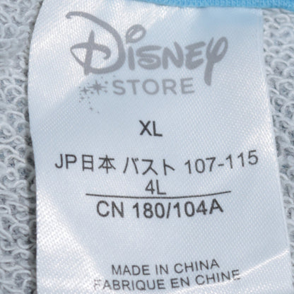 Disney Girls Grey Stitch Print Pullover Sweatshirt XL