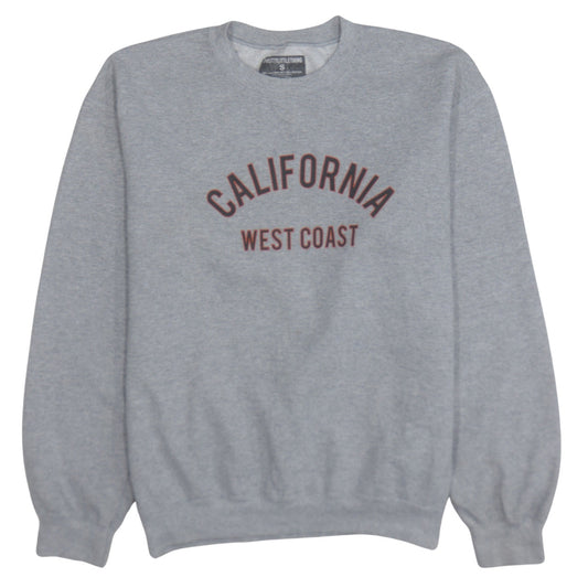 Womens UK Size S PRETTYLITTLETHING Grey Pullover Sweatshirt