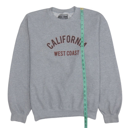 Womens UK Size S PRETTYLITTLETHING Grey Pullover Sweatshirt