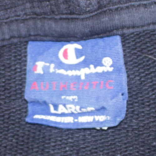 Mens UK Size L Champion Black Pullover Hoodie