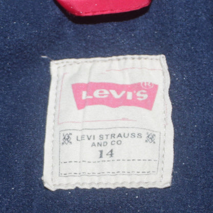 Levi’s Boys Multicoloured Hooded Puffer Jacket Size 14 Years Winter Coat