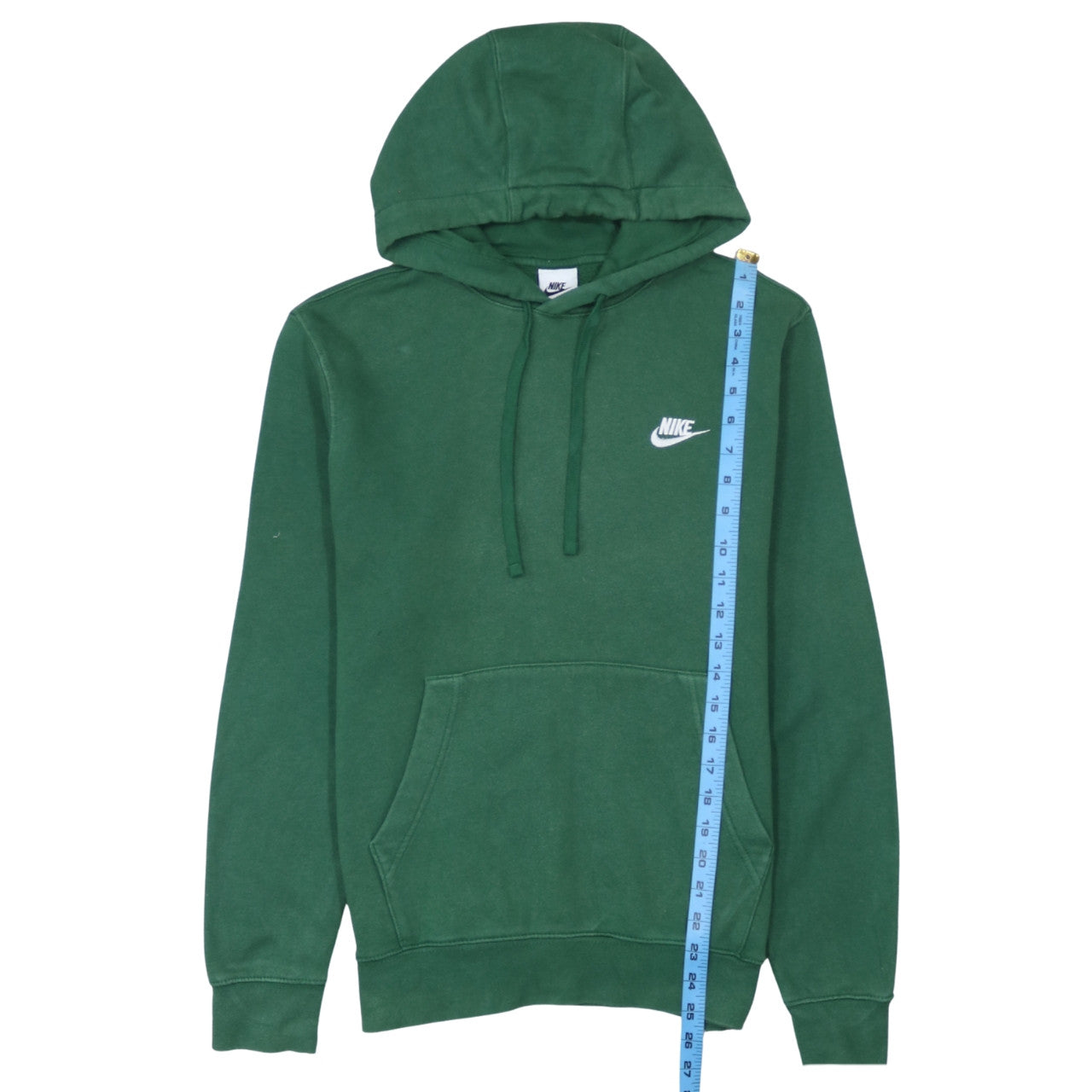 Mens UK Size S Nike Green Pullover Hoodie