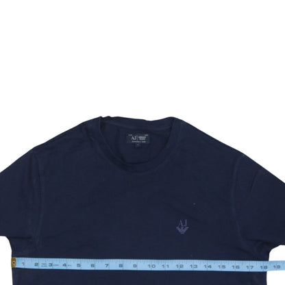Mens UK Size S Armani Jeans Blue  T-Shirt