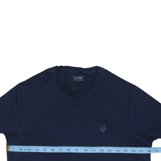 Mens UK Size S Armani Jeans Blue  T-Shirt