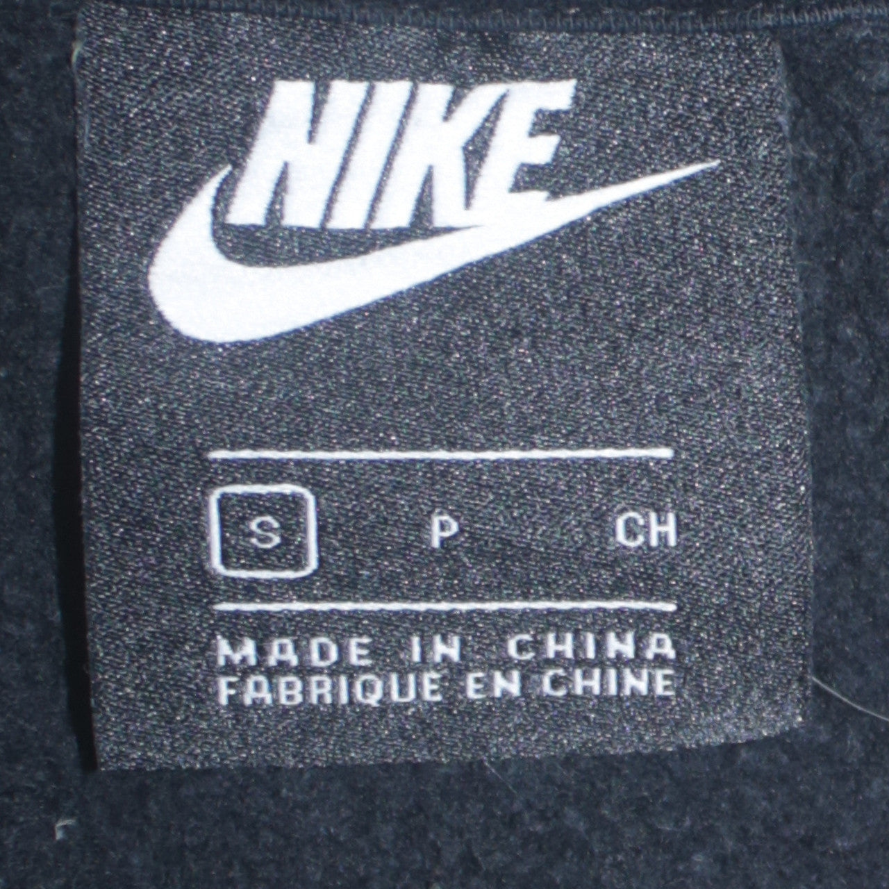 Mens UK Size S Nike Black Pullover Hoodie
