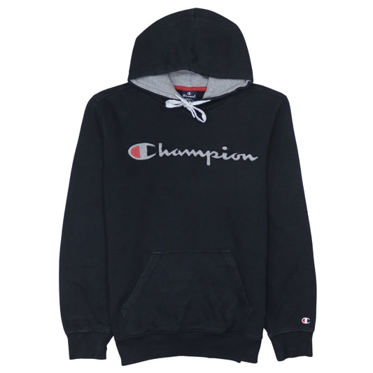 Mens UK Size S Champion Black Pullover Hoodie
