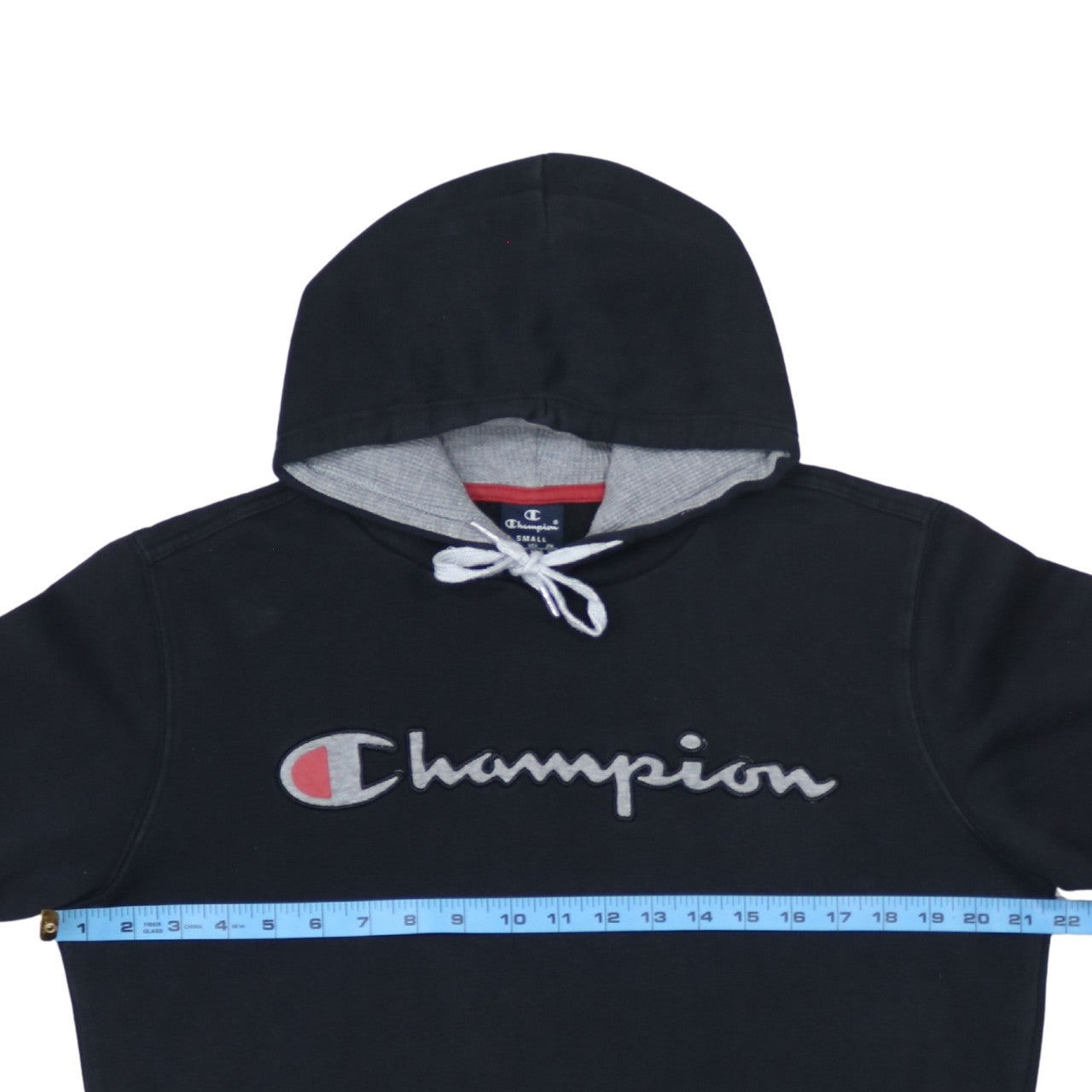 Mens UK Size S Champion Black Pullover Hoodie