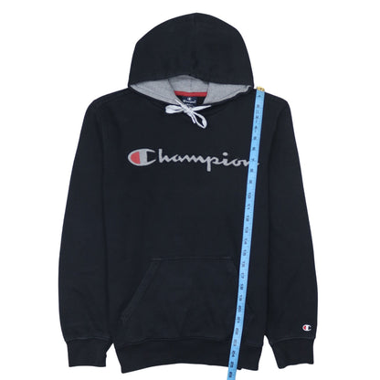 Mens UK Size S Champion Black Pullover Hoodie