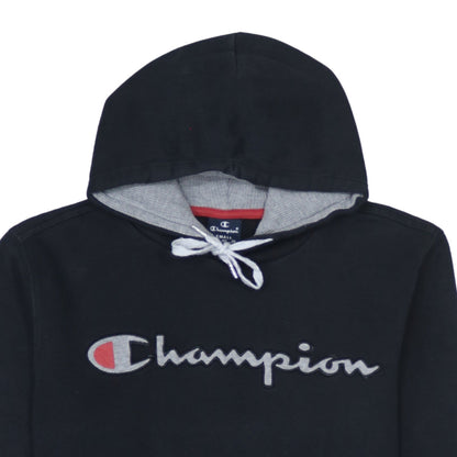 Mens UK Size S Champion Black Pullover Hoodie
