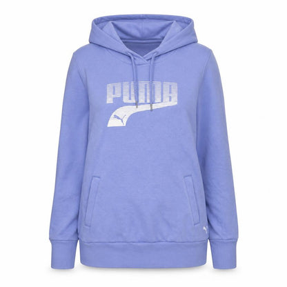 Womens UK Size 12 PUMA Blue Pullover Hoodie