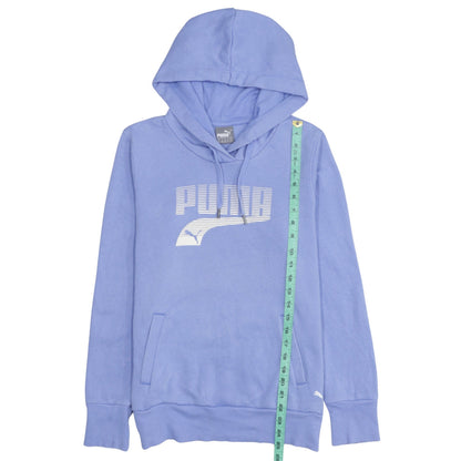 Womens UK Size 12 PUMA Blue Pullover Hoodie