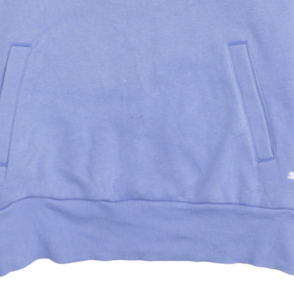 Womens UK Size 12 PUMA Blue Pullover Hoodie