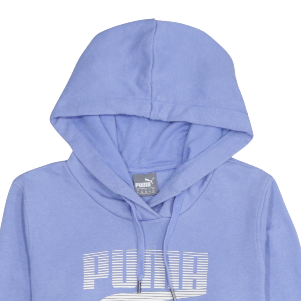 Womens UK Size 12 PUMA Blue Pullover Hoodie