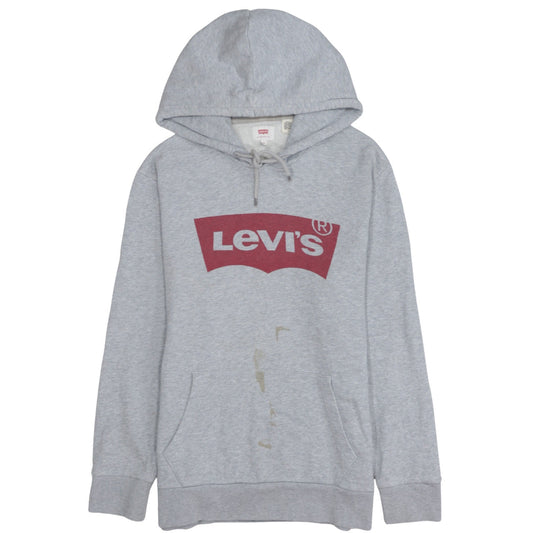 Mens UK Size M Levi's Grey Pullover Hoodie