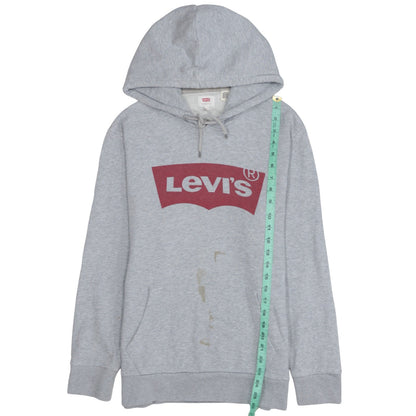 Mens UK Size M Levi's Grey Pullover Hoodie
