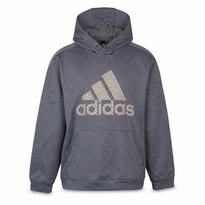 Mens UK Size L adidas Blue Pullover Hoodie