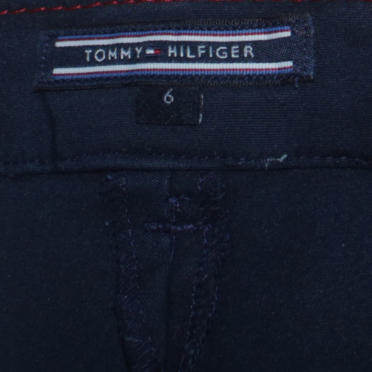 Womens UK Size 6 Tommy Hilfiger Slim Fit Chino Blue Trousers