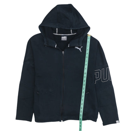 Mens UK Size S PUMA Black Full Zip Hoodie