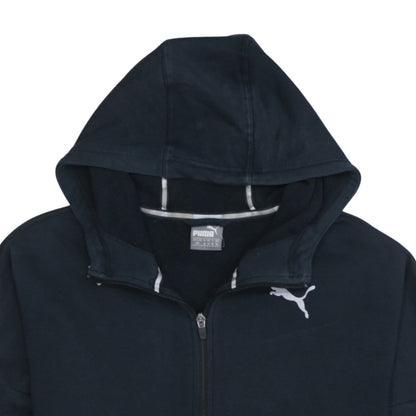 Mens UK Size S PUMA Black Full Zip Hoodie