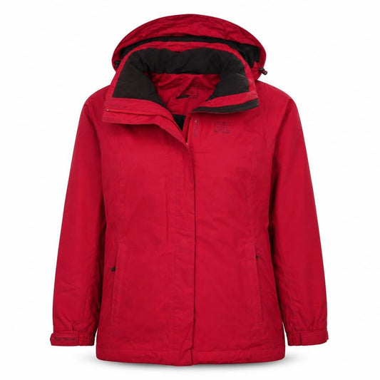 Womens UK Size S Helly Hansen Red Rain Coat