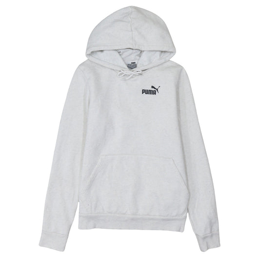 Womens UK Size XS PUMA Grey Pullover Hoodie