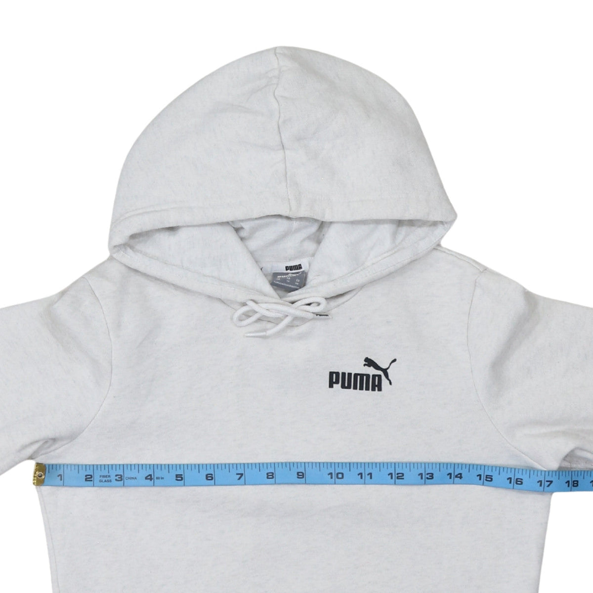 Womens UK Size XS PUMA Grey Pullover Hoodie