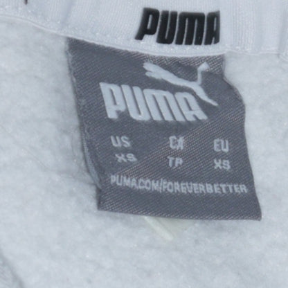 Womens UK Size XS PUMA Grey Pullover Hoodie