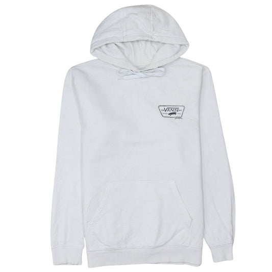 Mens UK Size M VANS White Pullover Hoodie