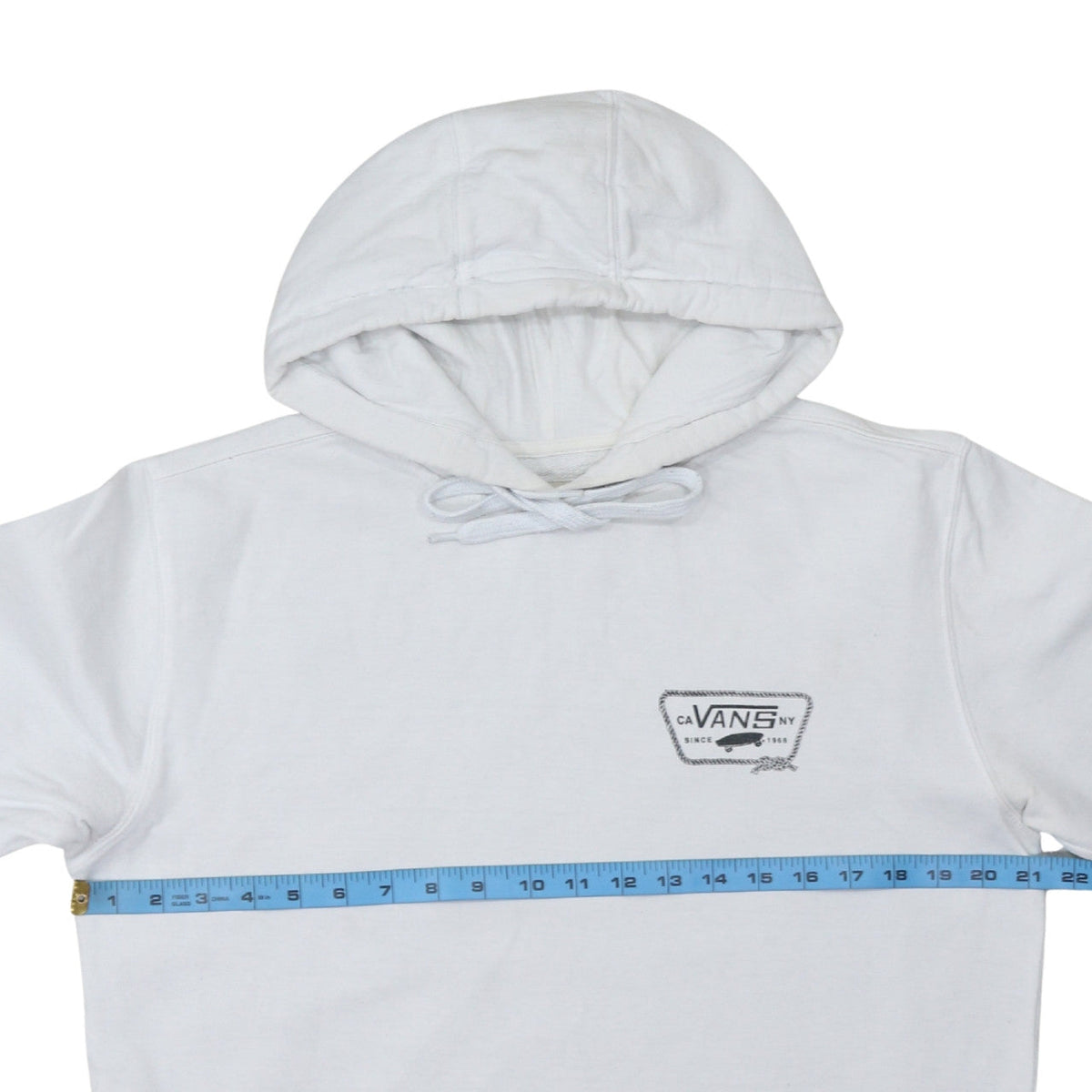 Mens UK Size M VANS White Pullover Hoodie