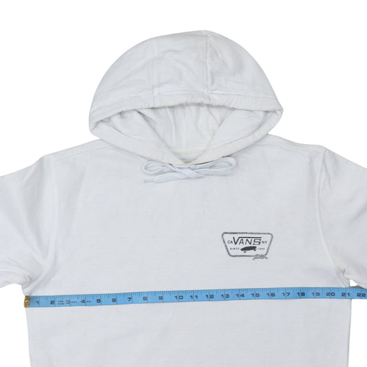 Mens UK Size M VANS White Pullover Hoodie