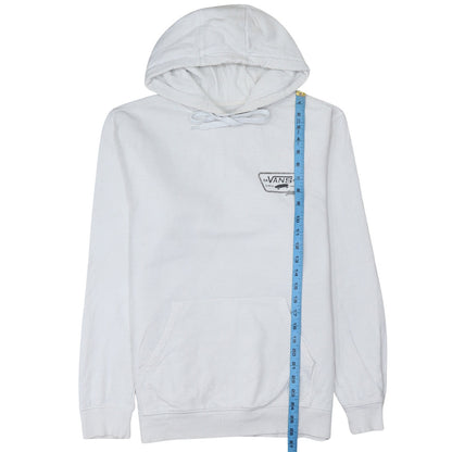 Mens UK Size M VANS White Pullover Hoodie