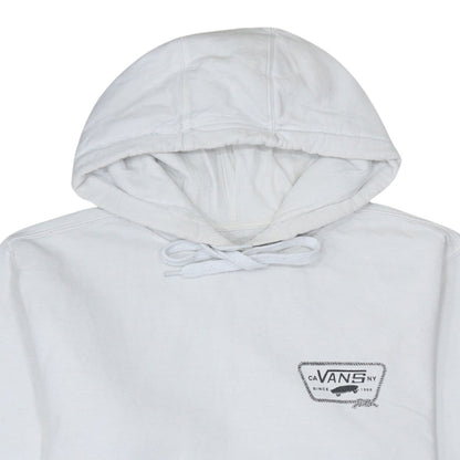 Mens UK Size M VANS White Pullover Hoodie
