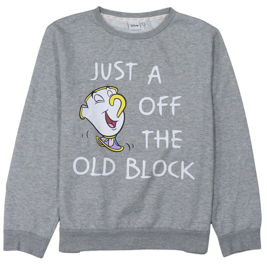 Womens UK Size L Disney Grey Pullover Sweatshirt