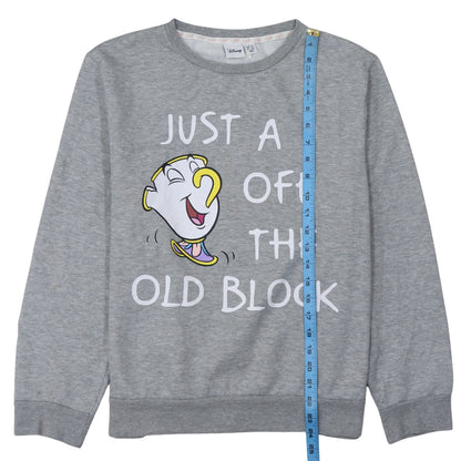 Womens UK Size L Disney Grey Pullover Sweatshirt
