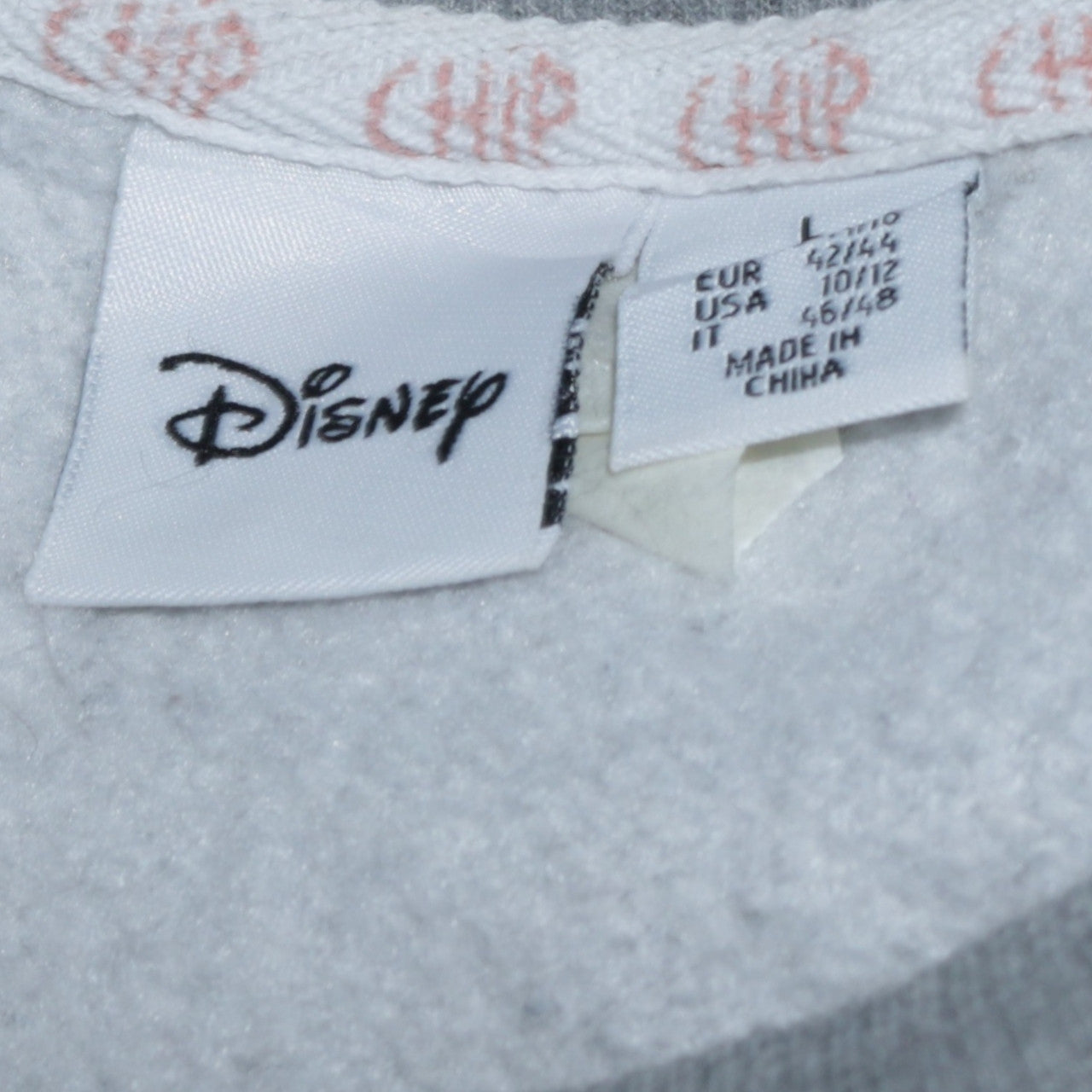 Womens UK Size L Disney Grey Pullover Sweatshirt