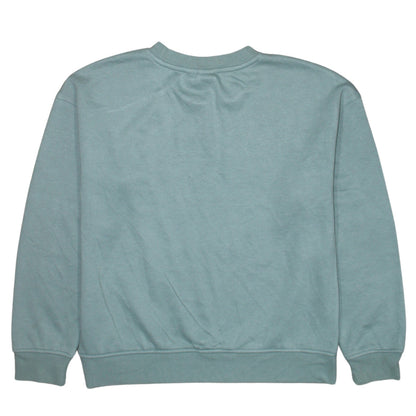 Womens UK Size 2XS Disney Green Pullover Sweatshirt