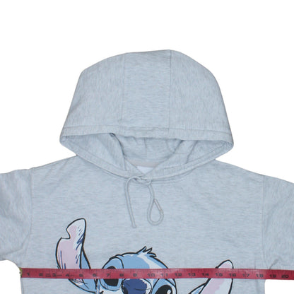Womens UK Size 2XS Disney Grey Pullover Hoodie