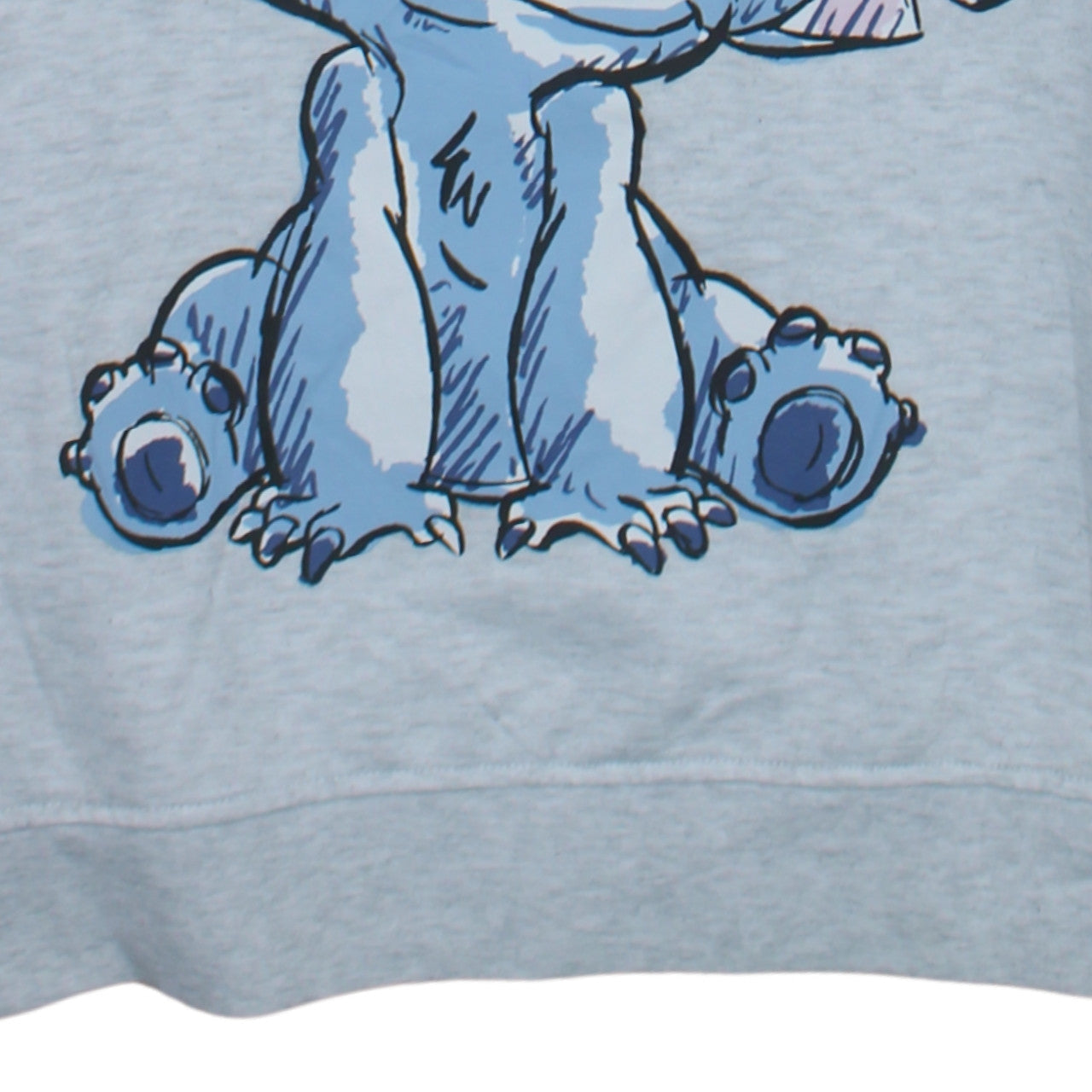 Womens UK Size 2XS Disney Grey Pullover Hoodie