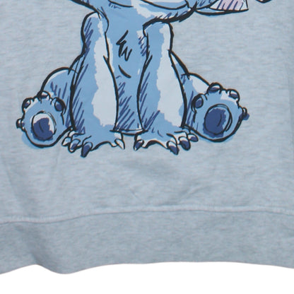 Womens UK Size 2XS Disney Grey Pullover Hoodie