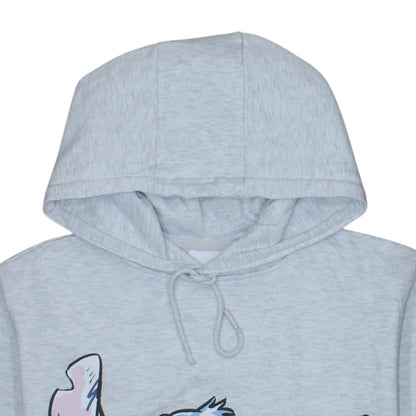 Womens UK Size 2XS Disney Grey Pullover Hoodie