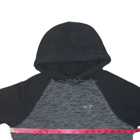 Mens UK Size S Hollister Grey Pullover Hoodie
