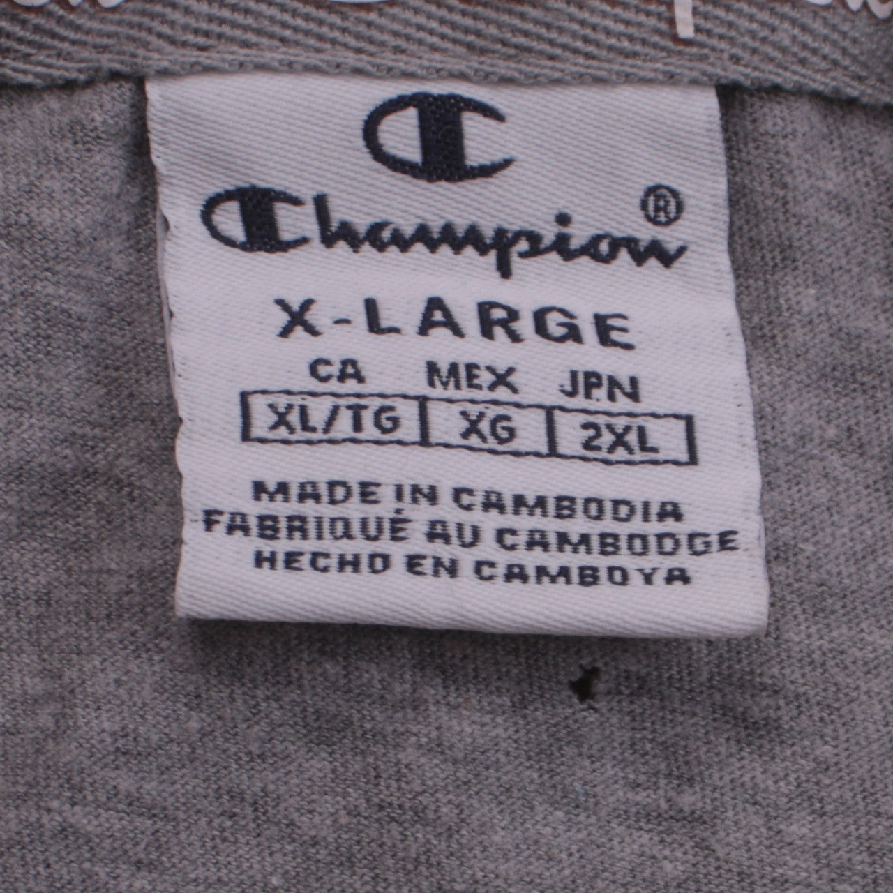 Mens UK Size XL Champion Grey  T-Shirt
