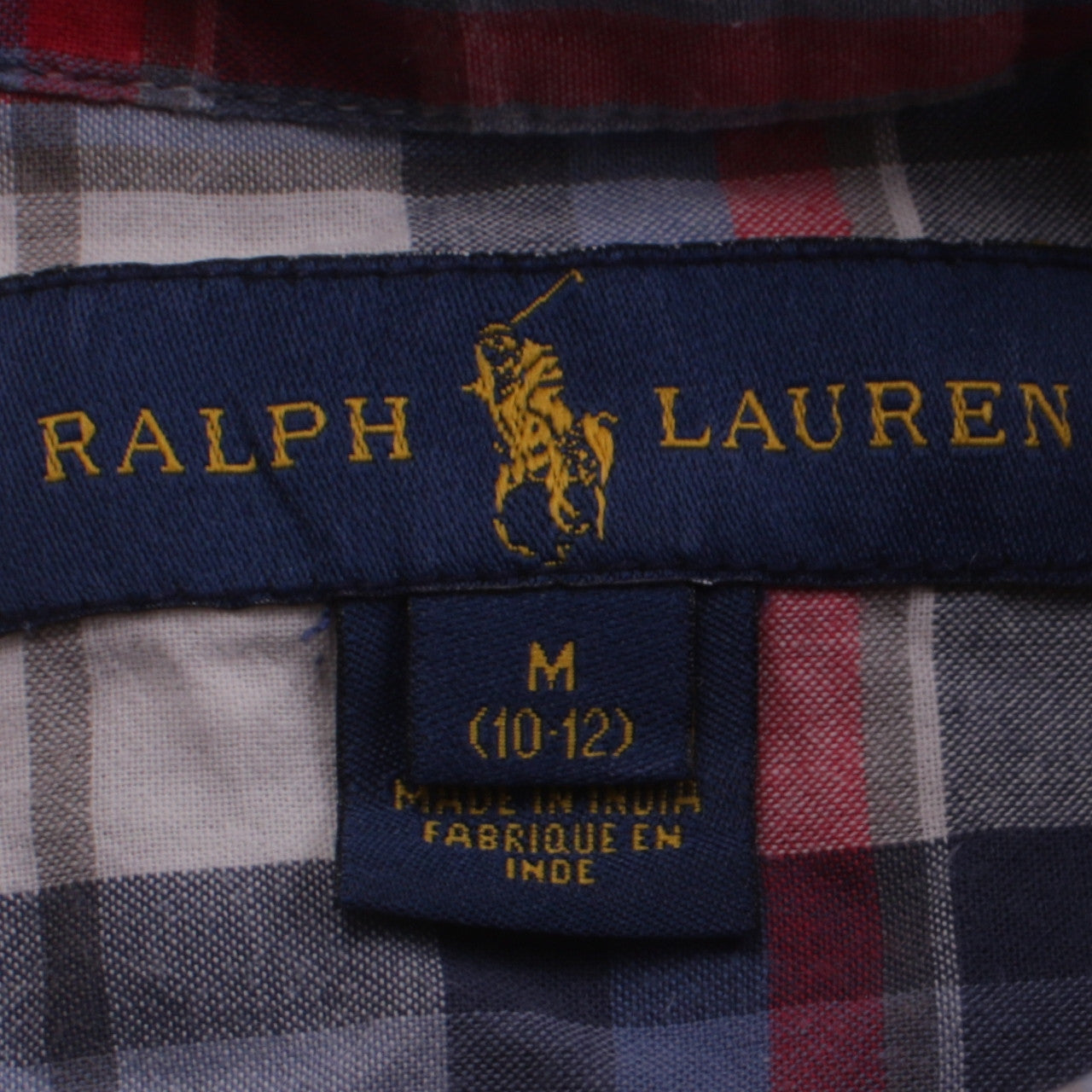 Boys UK Size 10-12 Years Ralph Lauren Multicoloured Basic Button-Up