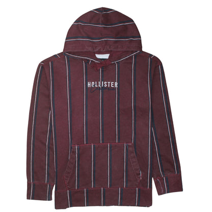 Mens UK Size S Hollister Red Pullover Hoodie