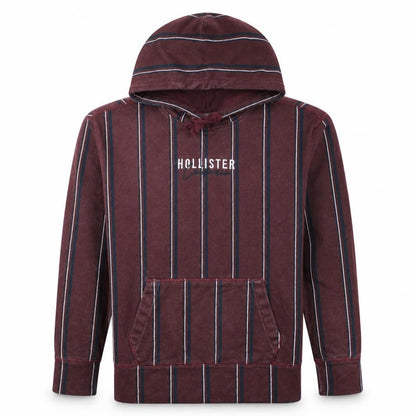 Mens UK Size S Hollister Red Pullover Hoodie