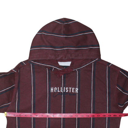 Mens UK Size S Hollister Red Pullover Hoodie